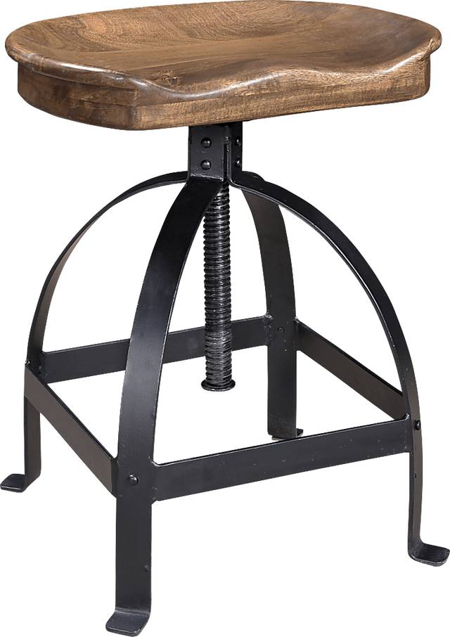 Tex Brown Counter Height Stool - Thumbnail - Image 1