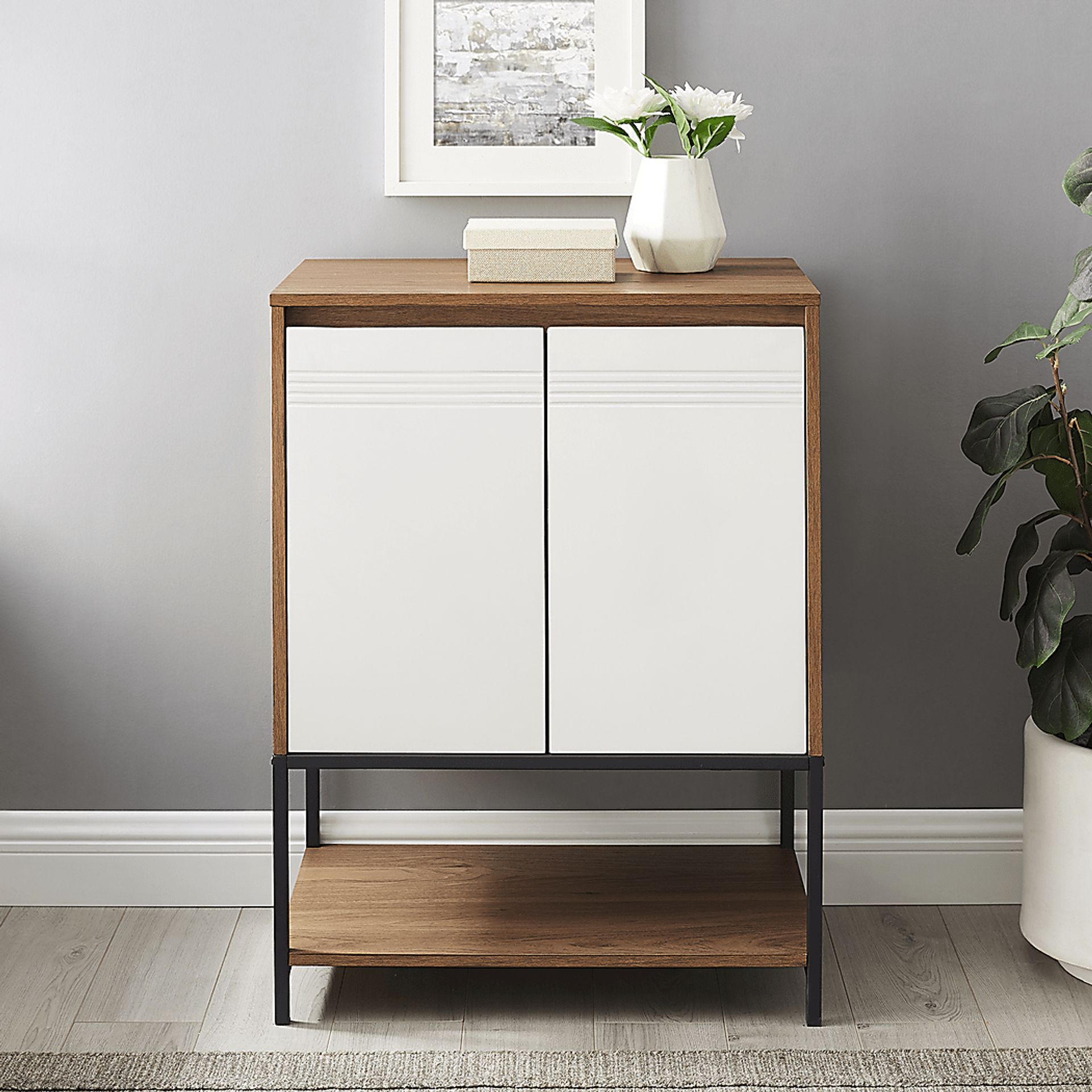 Texridge Oak Accent Cabinet - Image 2