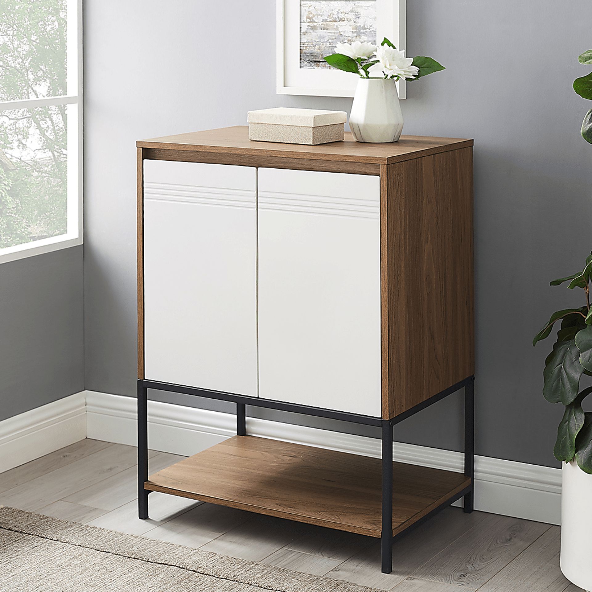 Texridge Oak Accent Cabinet - Image 3