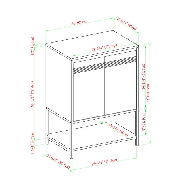 Texridge Walnut Accent Cabinet - Thumbnail - Image 6
