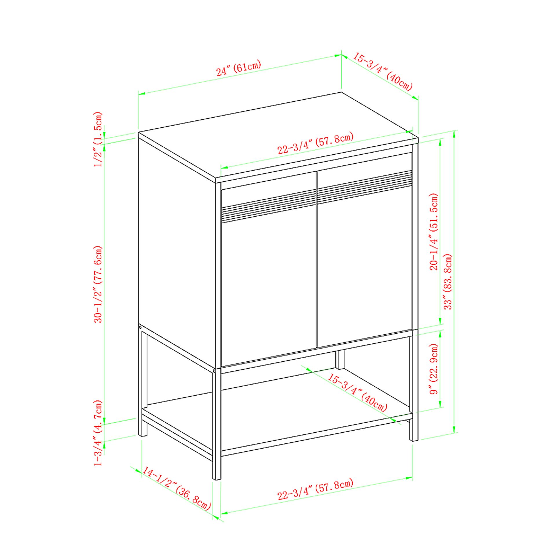 Texridge Walnut Accent Cabinet - Image 6