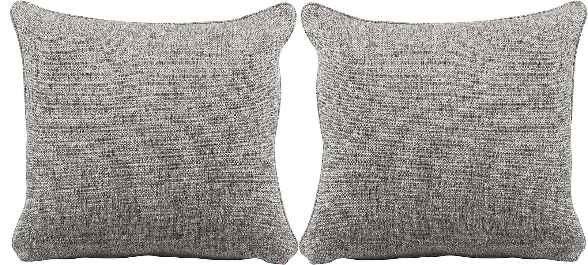 Texture Gray Accent Pillow (Set of 2) - Image 1