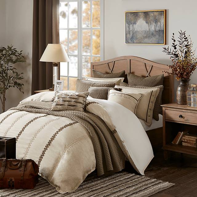 Teyla Linen 9 Pc Queen Comforter Set - Thumbnail - Image 2