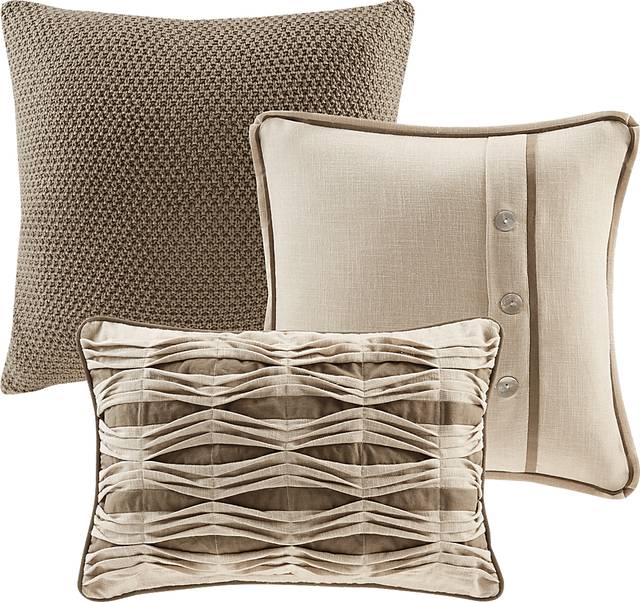 Teyla Linen 9 Pc Queen Comforter Set - Thumbnail - Image 4