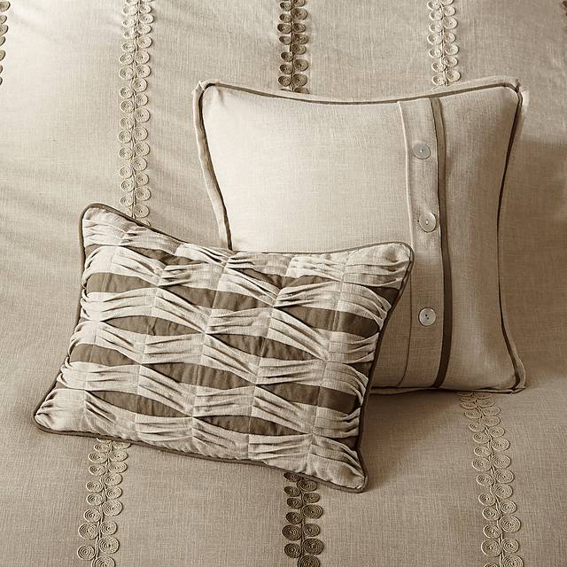 Teyla Linen 9 Pc Queen Comforter Set - Thumbnail - Image 5