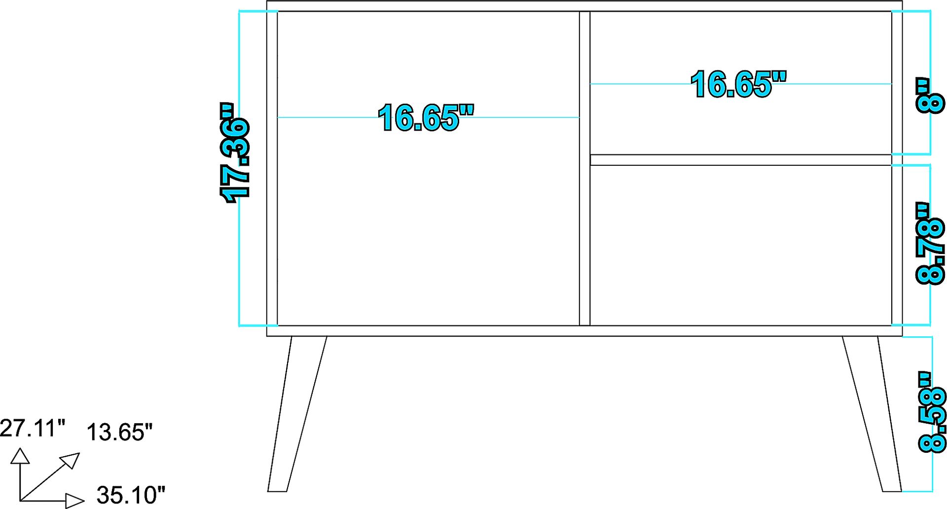Thacher White Accent Cabinet - Image 4
