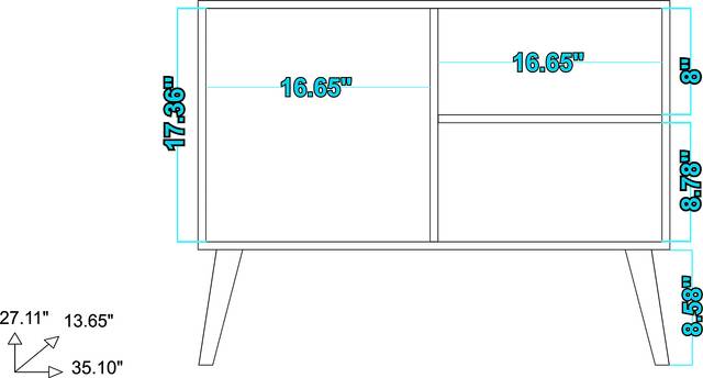 Thacher Yellow Accent Cabinet - Thumbnail - Image 5