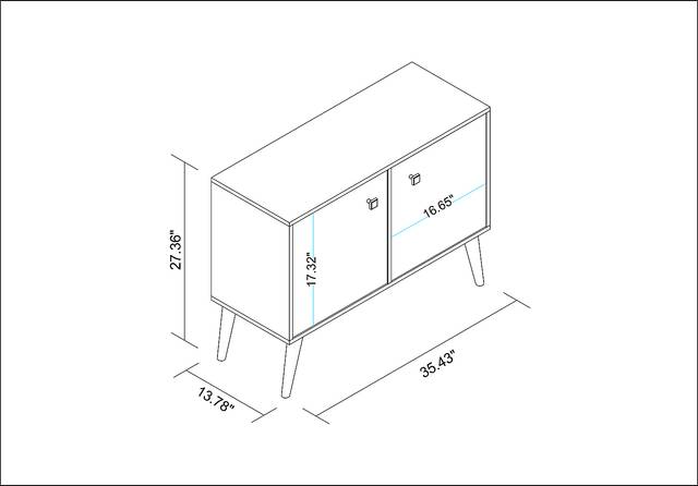 Thacher Yellow Accent Cabinet - Thumbnail - Image 6