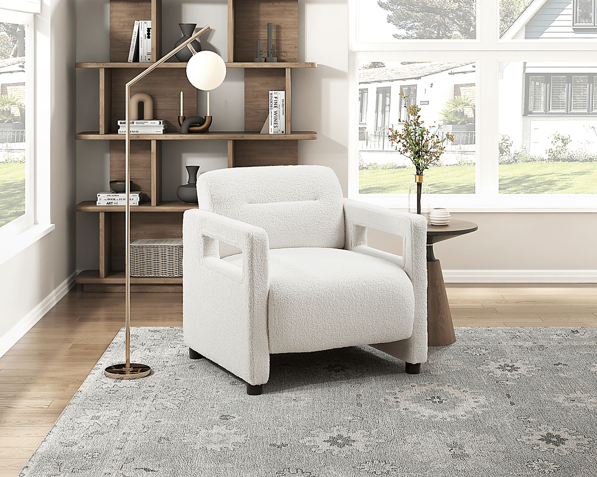 Thadd Beige Accent Chair - Image 2
