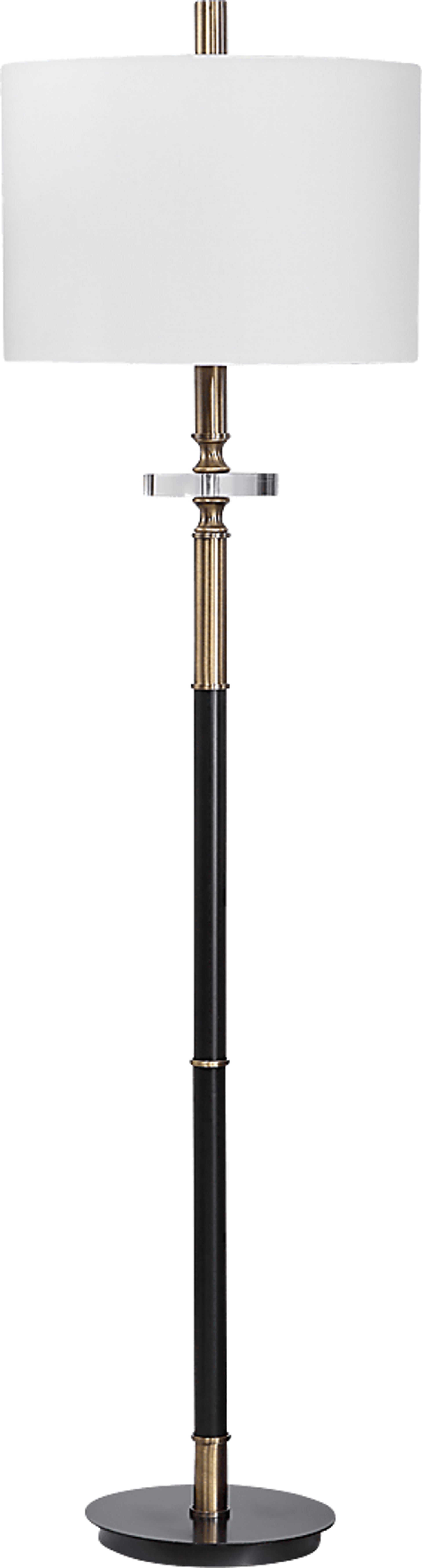 Thalia Loop Black Floor Lamp - Image 1