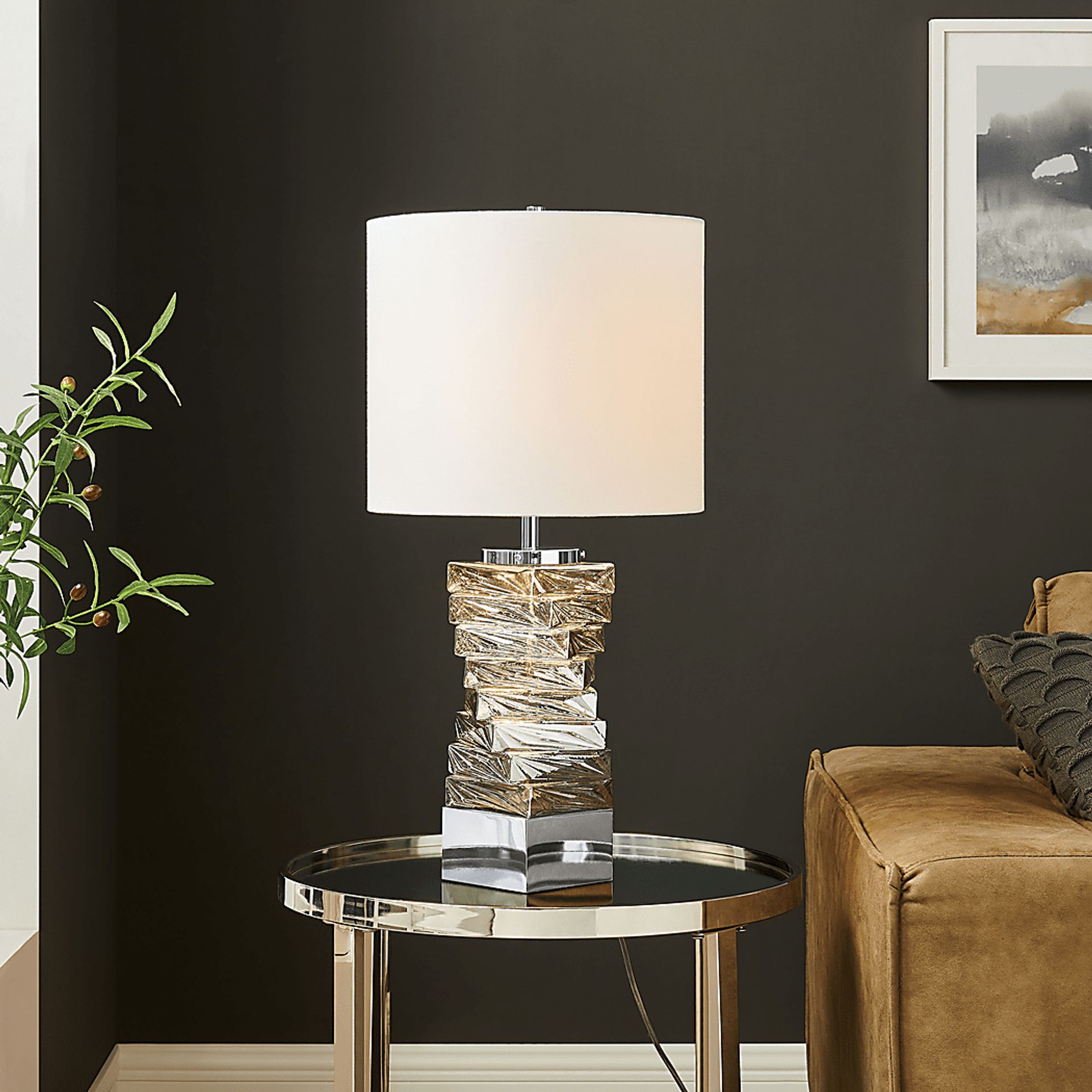 Thames View Silver Lamp - Image 2