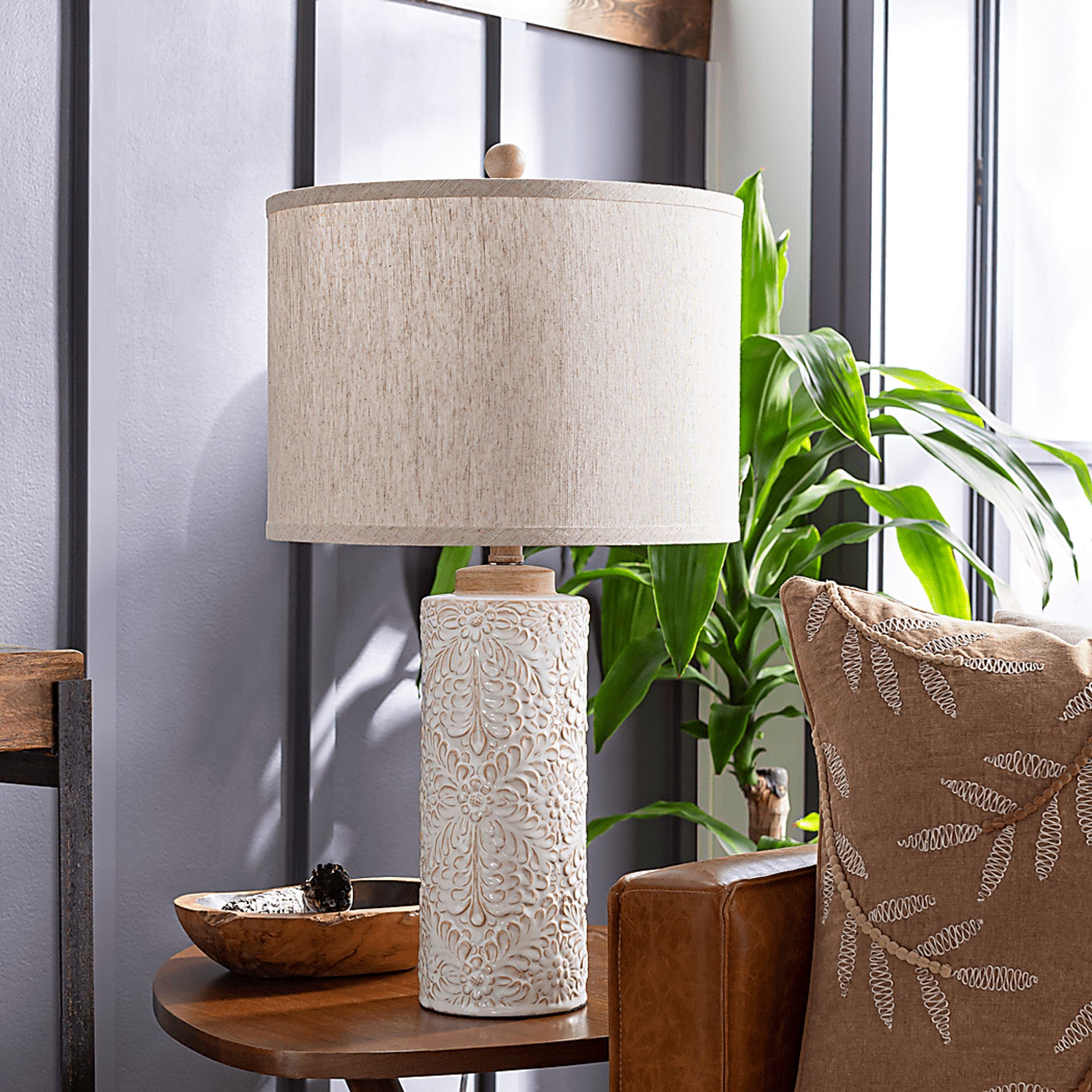 Thayer Way Cream Lamp - Image 3
