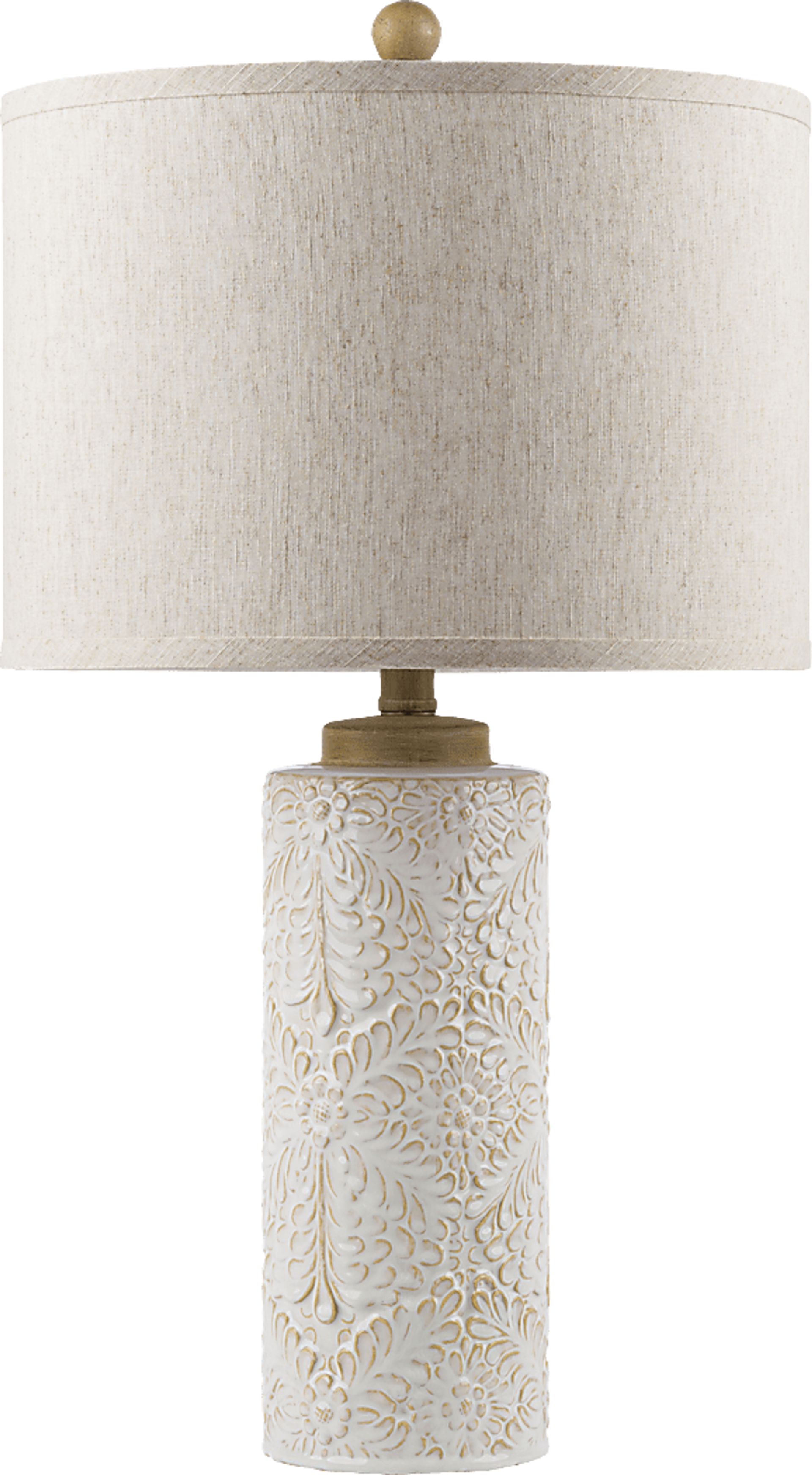 Thayer Way Cream Lamp - Image 1