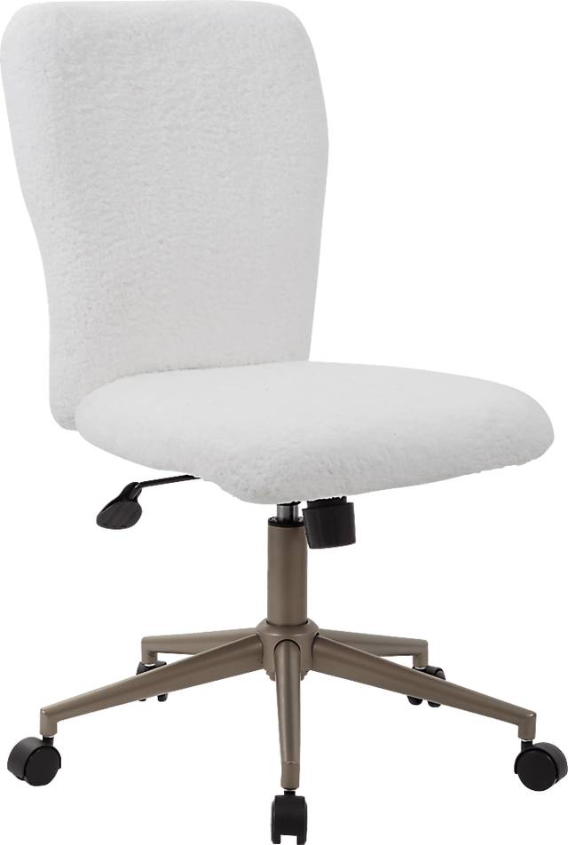 Thayne White Desk Chair - Thumbnail - Image 1