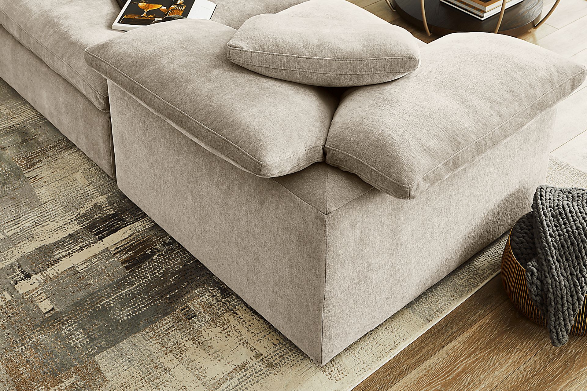 The Flow Gray 3 Pc Dual Power Reclining Sofa - Image 8