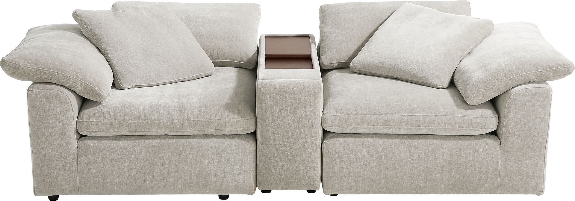 The Flow Gray 3 Pc Sectional - Image 4