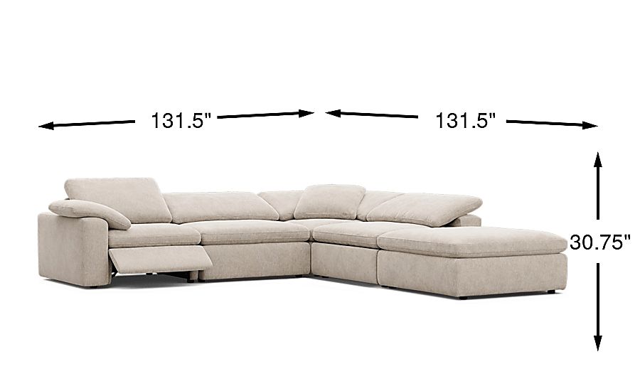 The Flow Dual Power Reclining Sectional - Thumbnail 3
