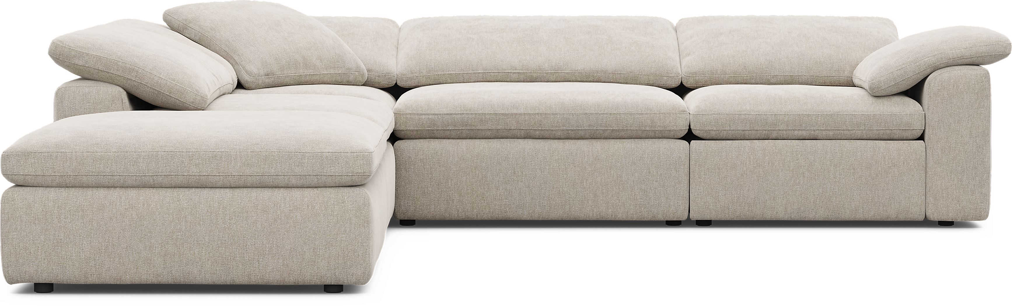 The Flow 5 Pc Dual Power Reclining Sectional