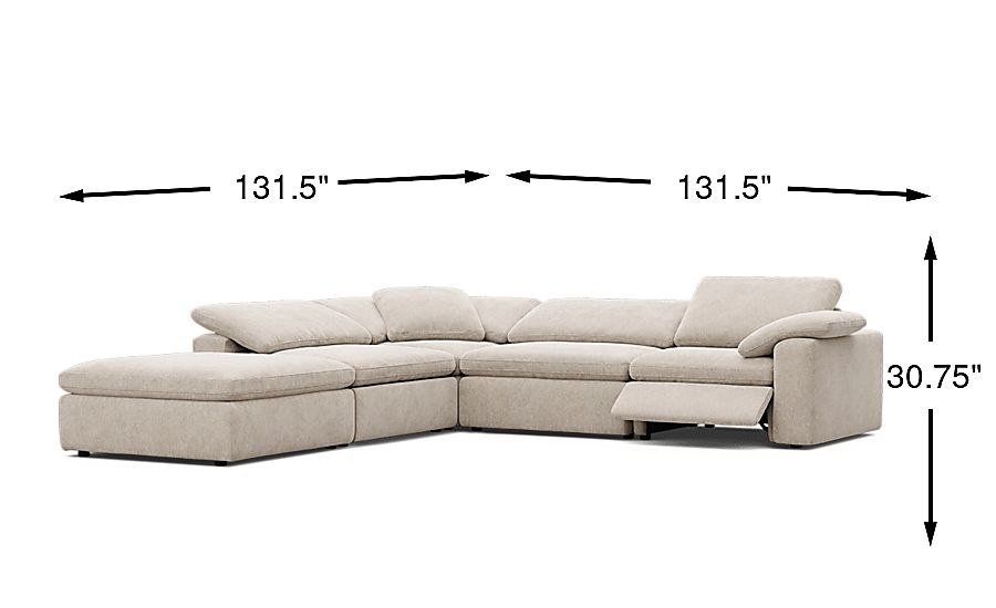 The Flow 5 Pc Dual Power Reclining Sectional - Thumbnail 5