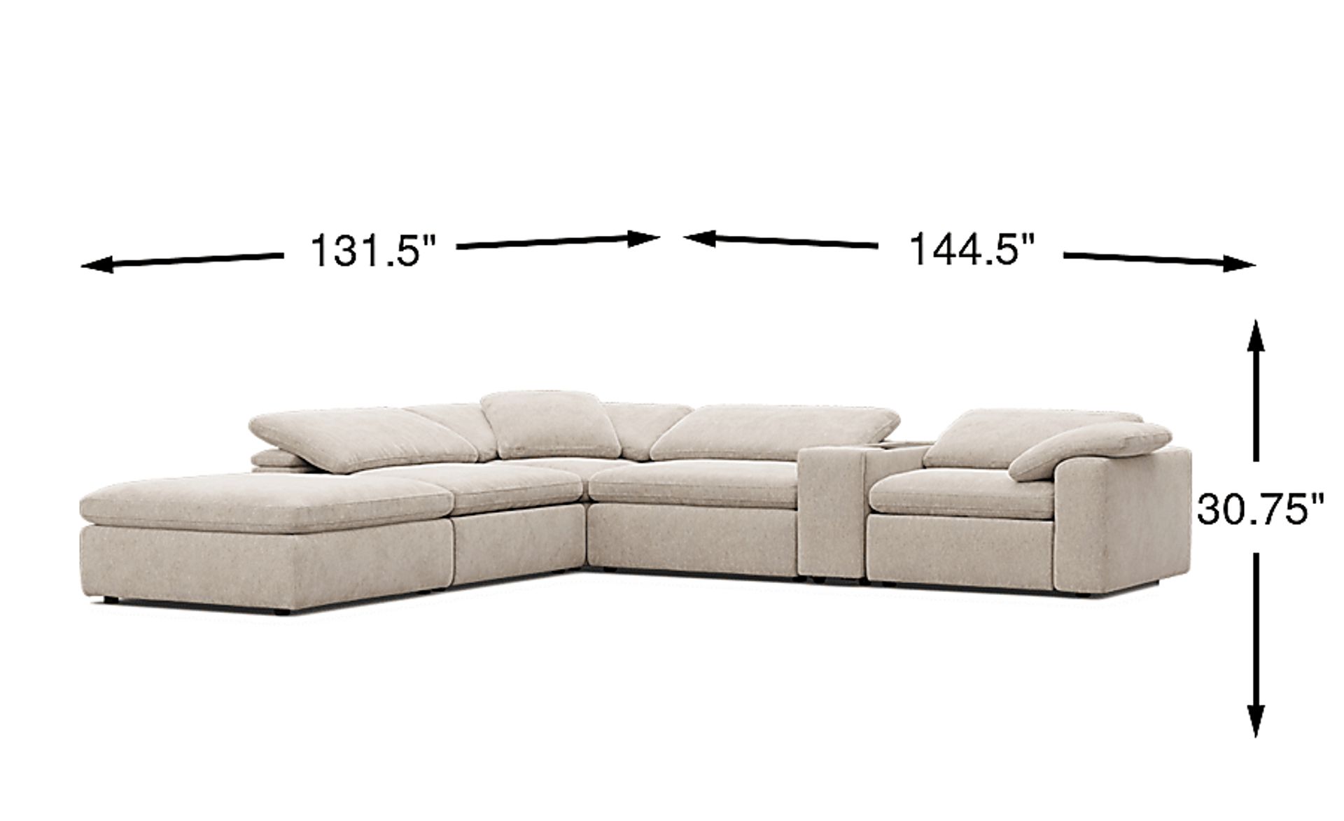 Dimension Image. Please refer to the Dimension Tab on this page for dimension details.