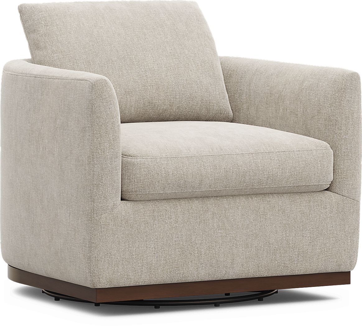 The Flow Gray Accent Chair