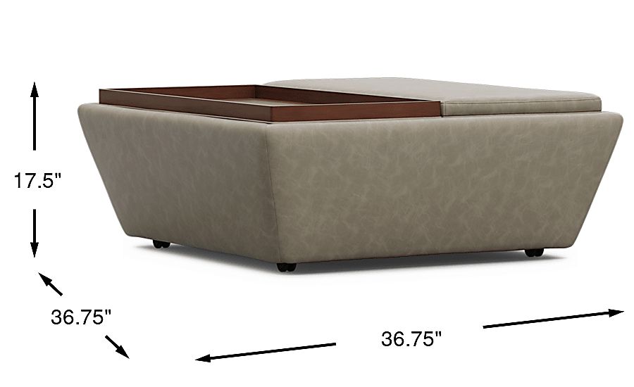 The Flow Storage Ottoman - Thumbnail 4