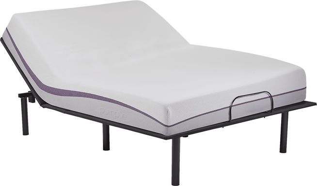 Purple Original King Mattress with Head Up Only Base