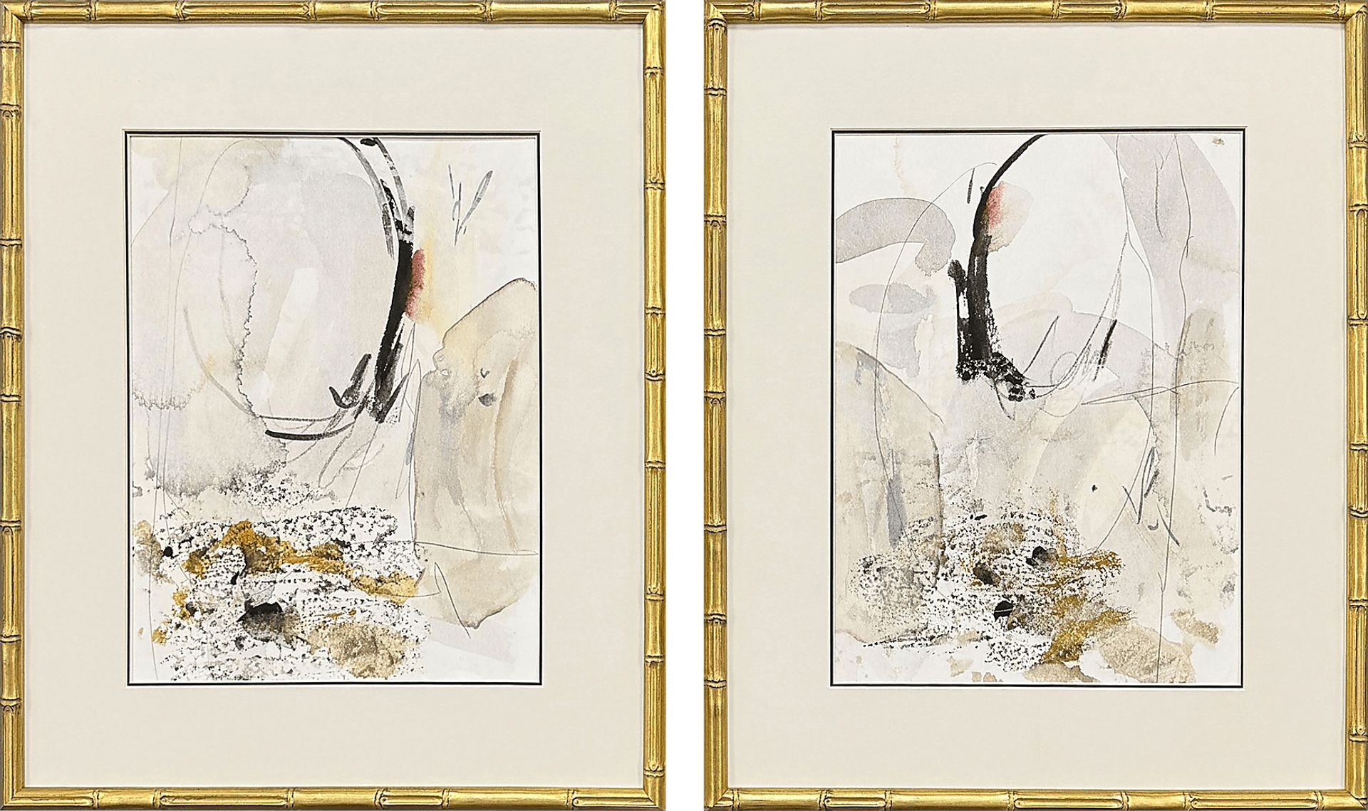 The Sands Gray Artwork, Set of 2 - Image 1