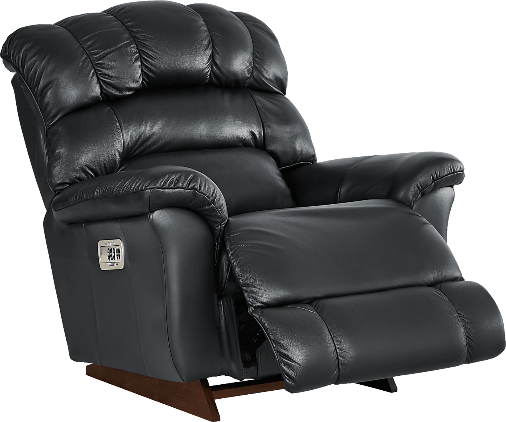The Shaq Black Leather Dual Power Recliner - Image 2