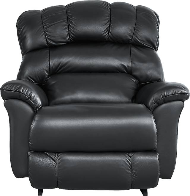 The Shaq Black Leather Dual Power Recliner - Thumbnail - Image 3