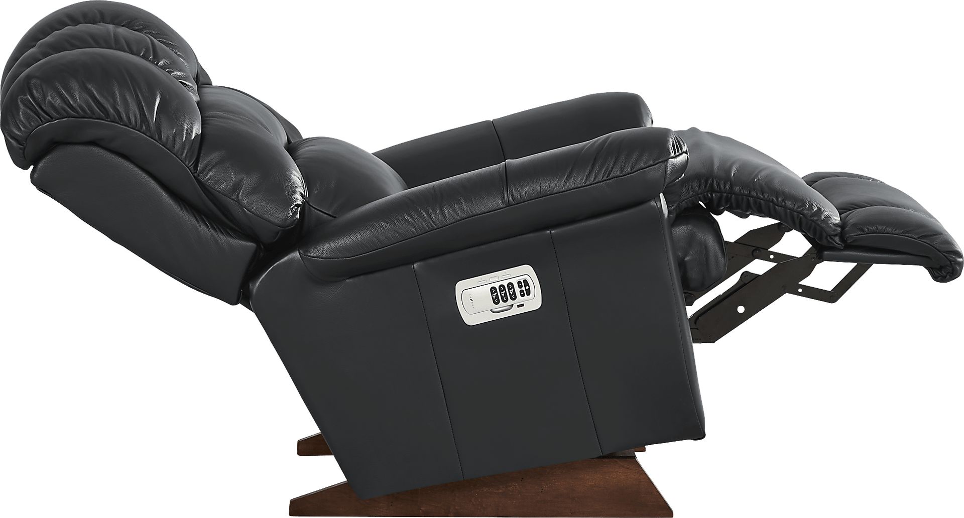The Shaq Black Leather Dual Power Recliner - Image 3