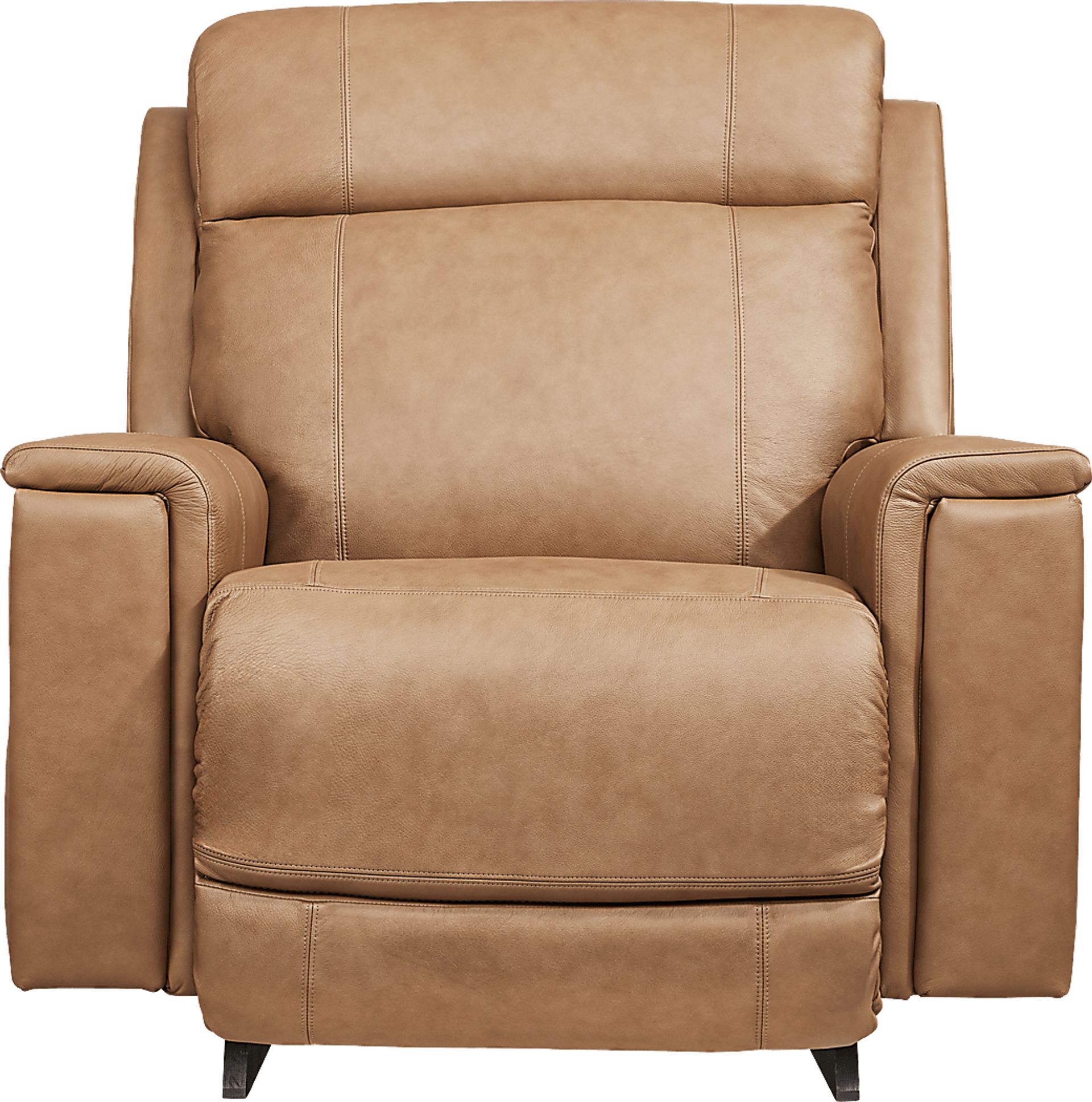 The Shaq II Brown Leather Dual Power Recliner - Image 2