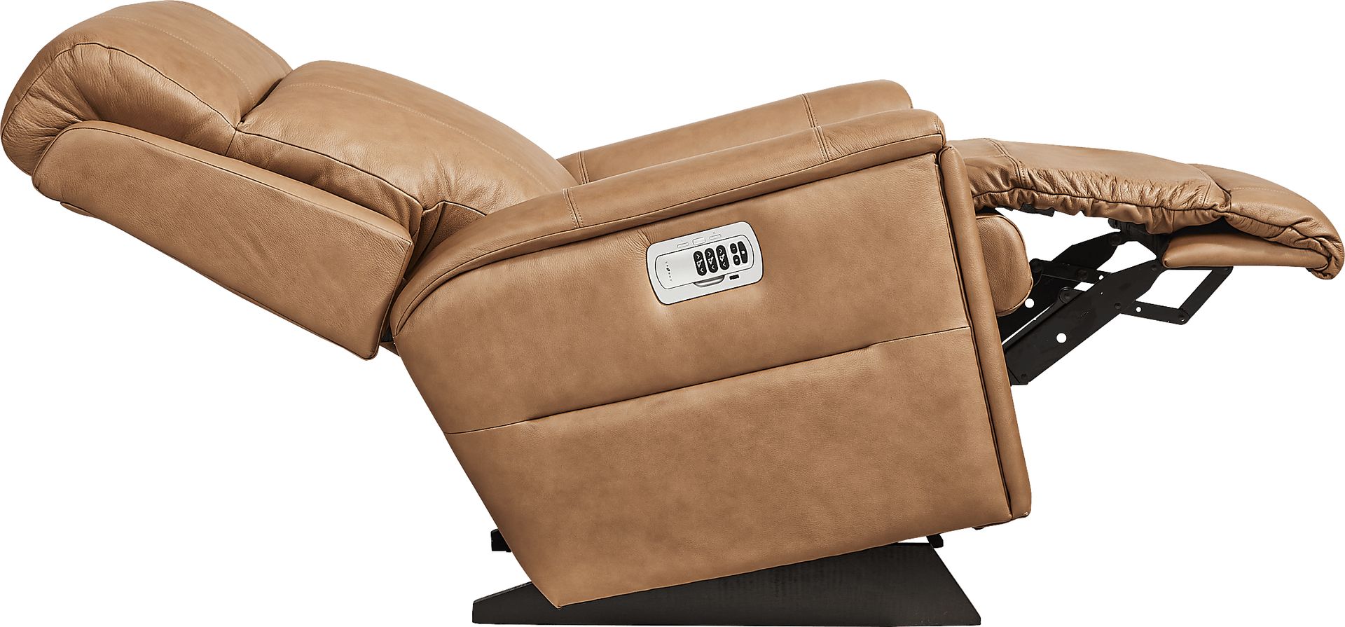 The Shaq II Brown Leather Dual Power Recliner - Image 4