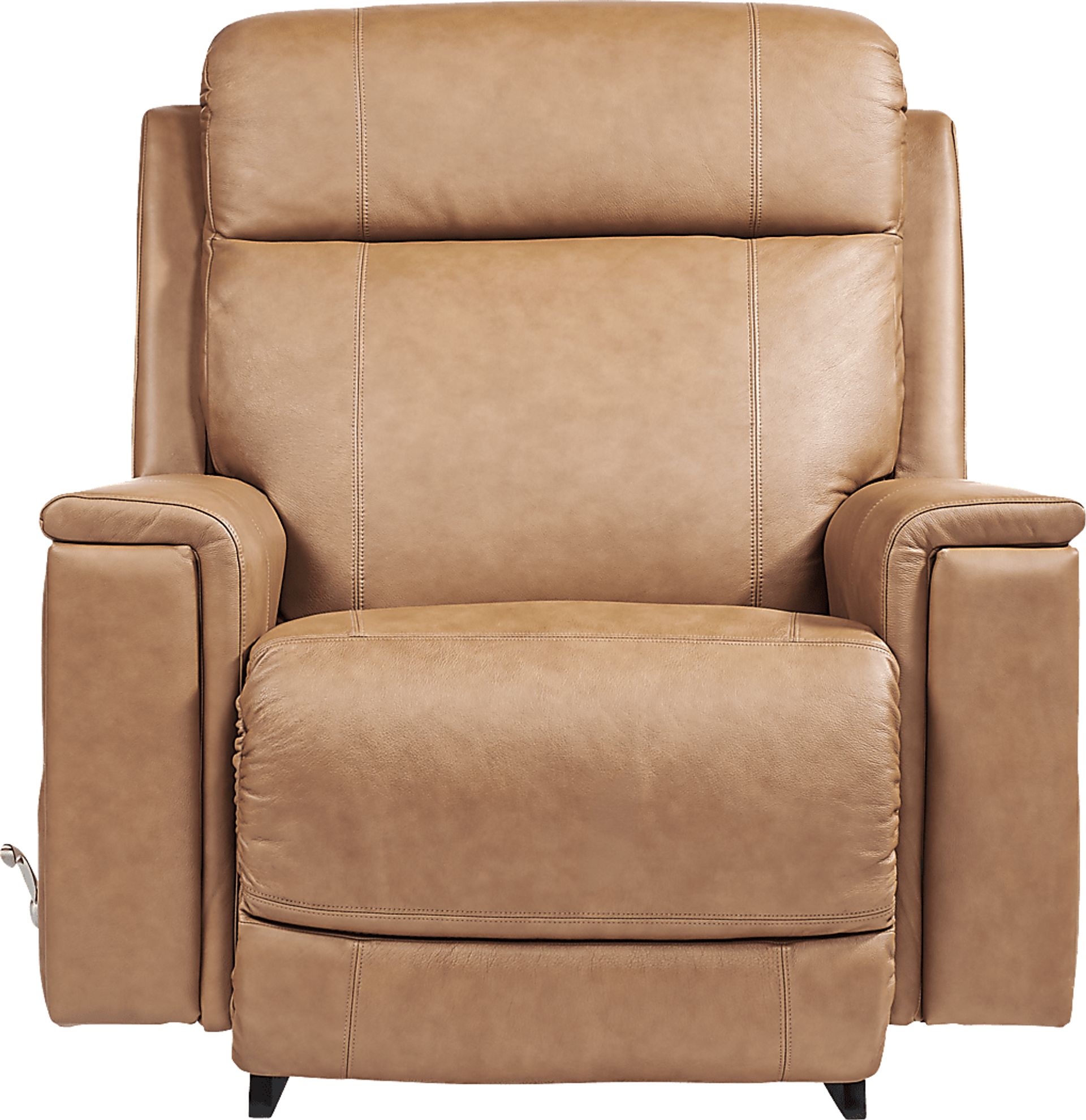 The Shaq II Brown Leather Rocker Recliner - Image 2