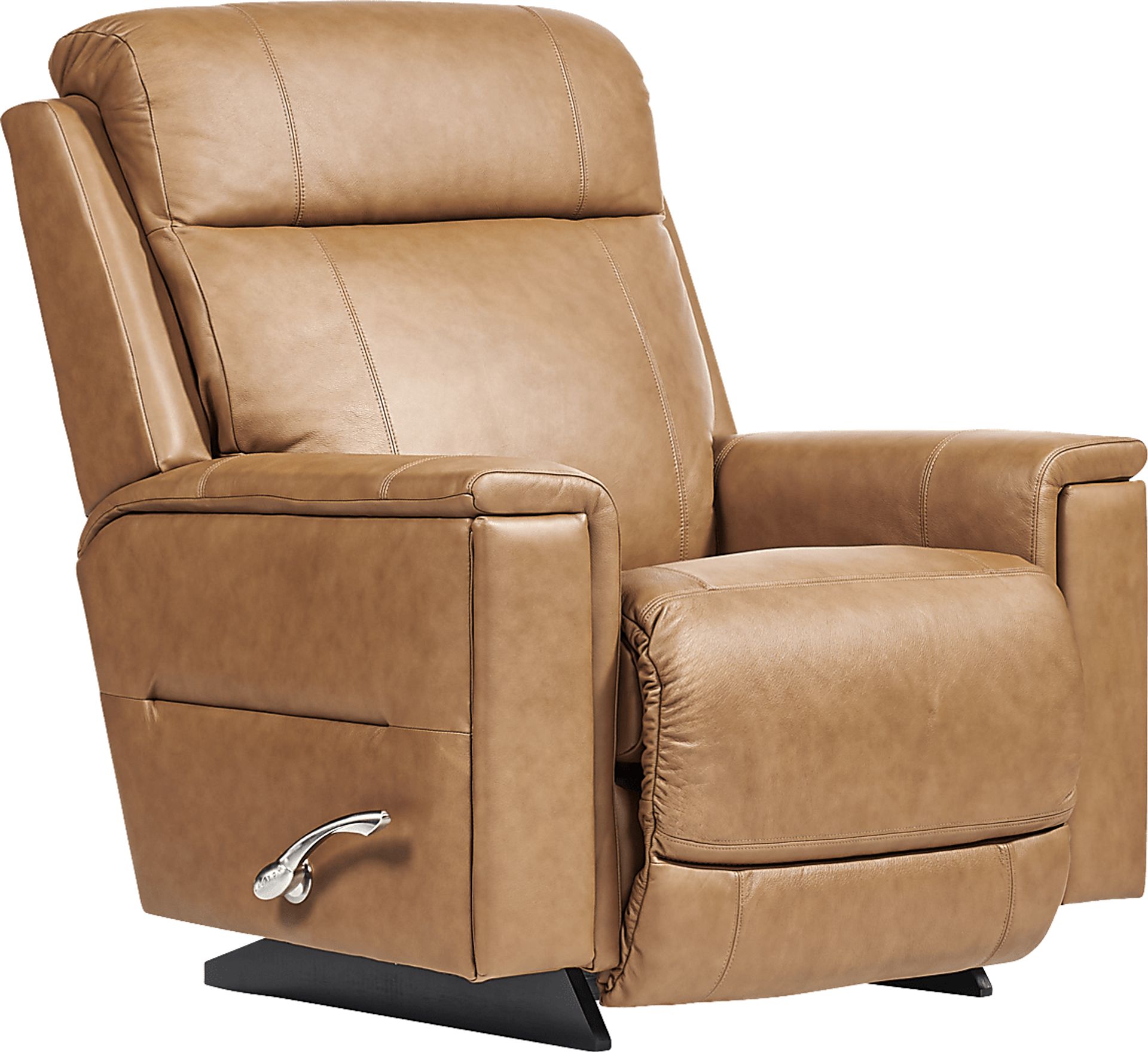 The Shaq II Brown Leather Rocker Recliner - Image 3
