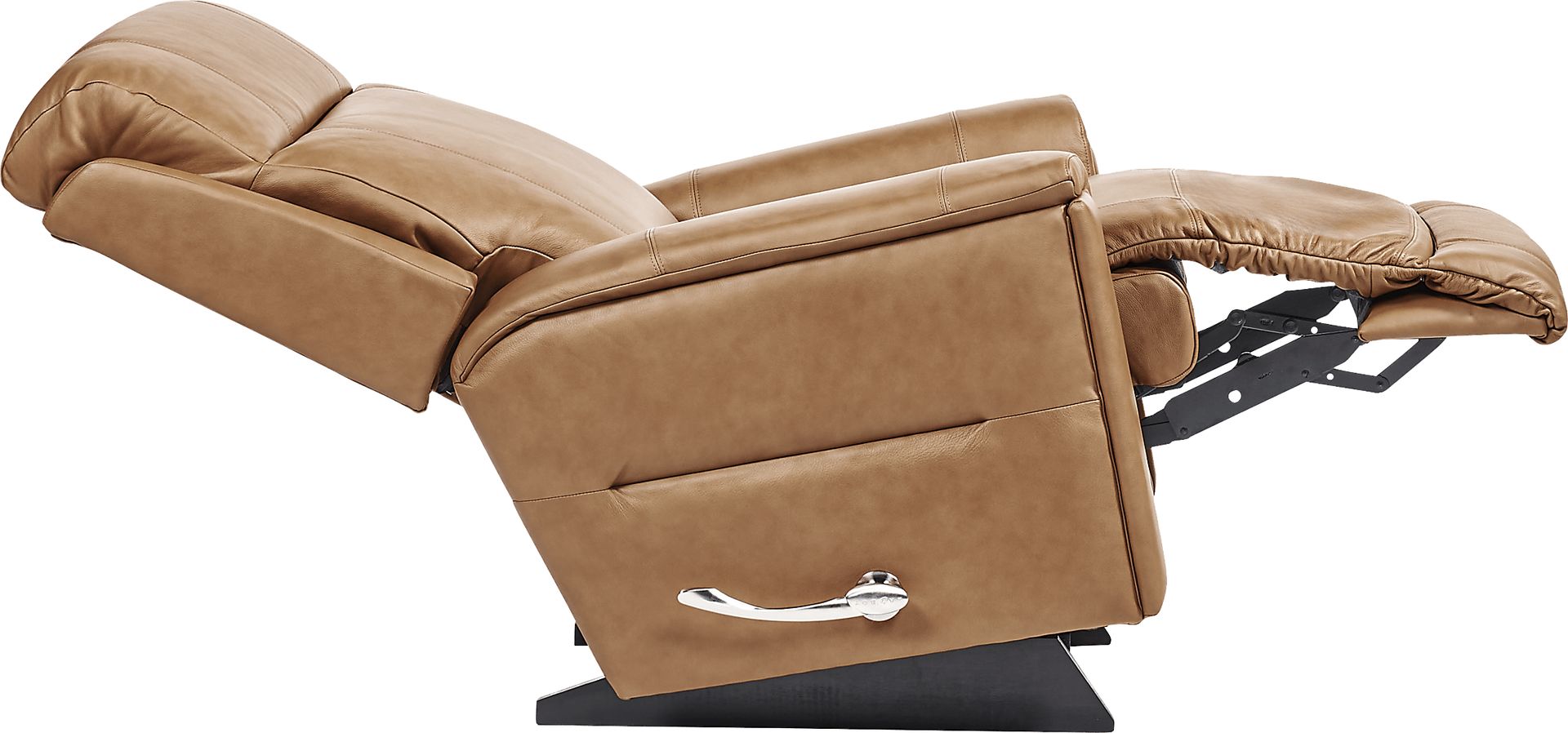 The Shaq II Brown Leather Rocker Recliner - Image 4