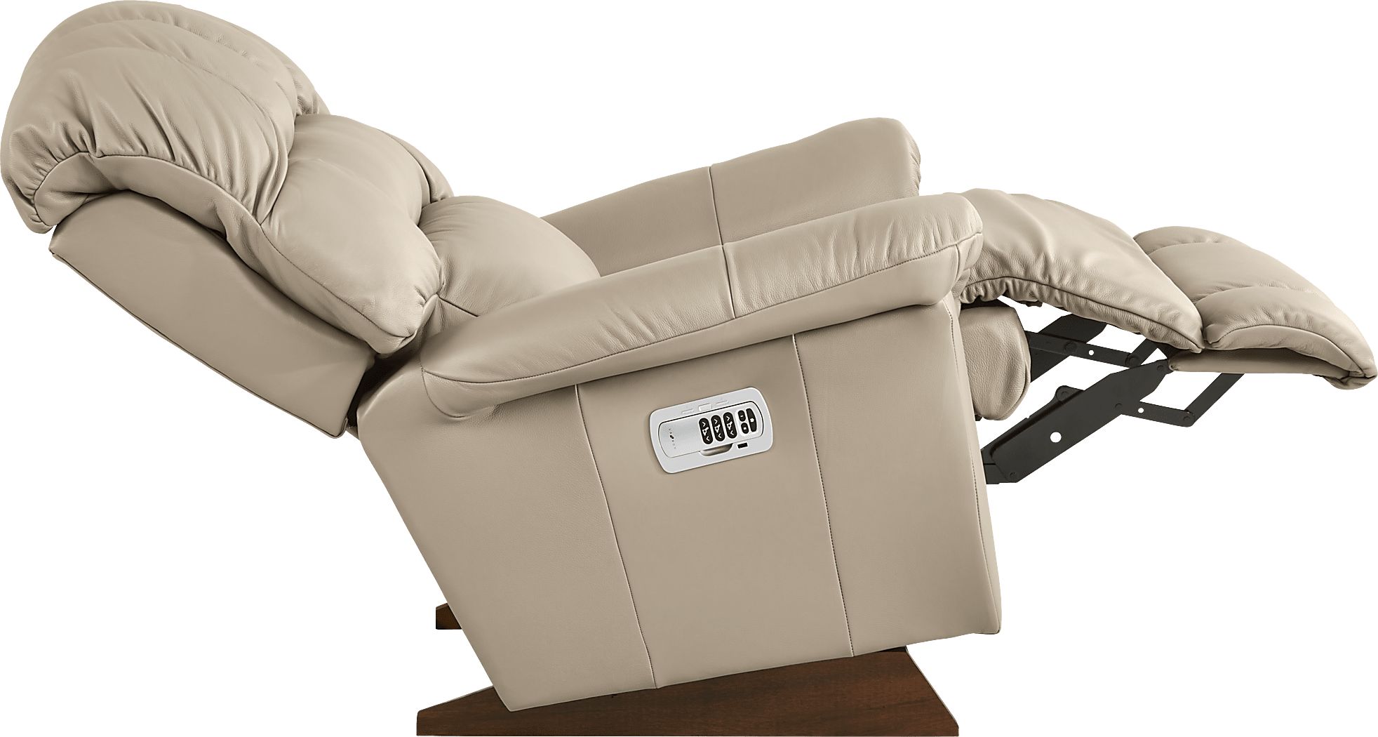 The Shaq Stone Leather Dual Power Recliner - Thumbnail 2