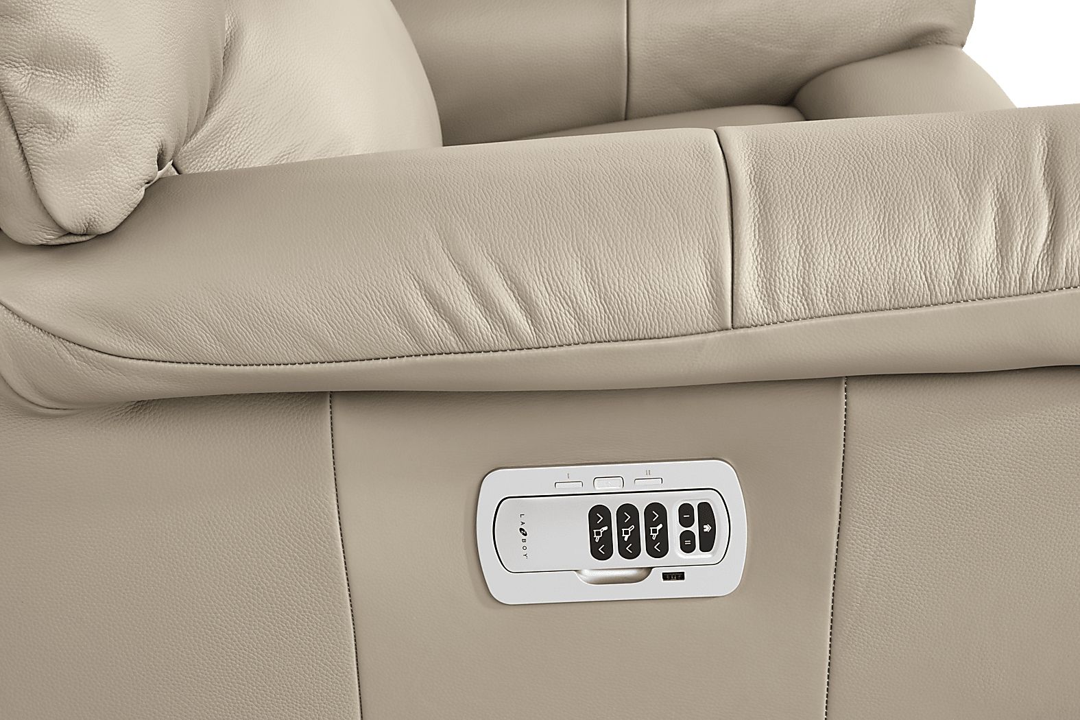 The Shaq Stone Leather Dual Power Recliner - Thumbnail 5