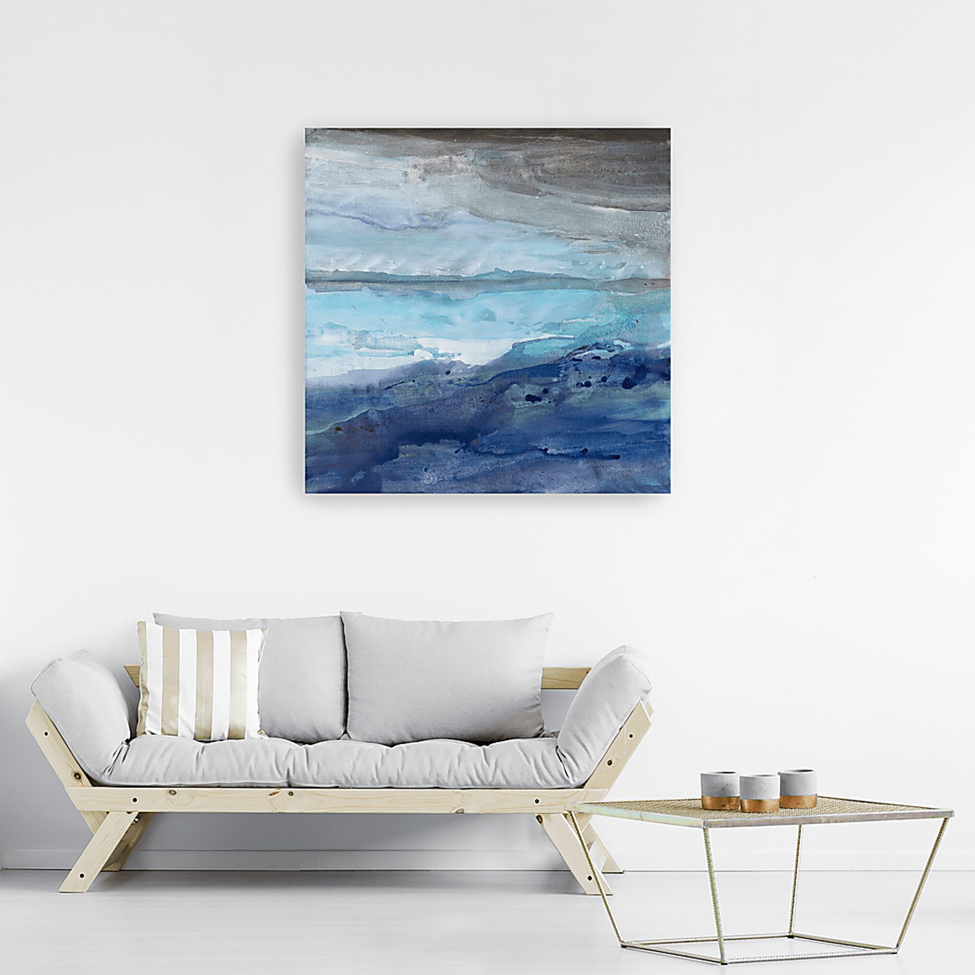 The Start Of A Storm Blue Artwork - Image 3