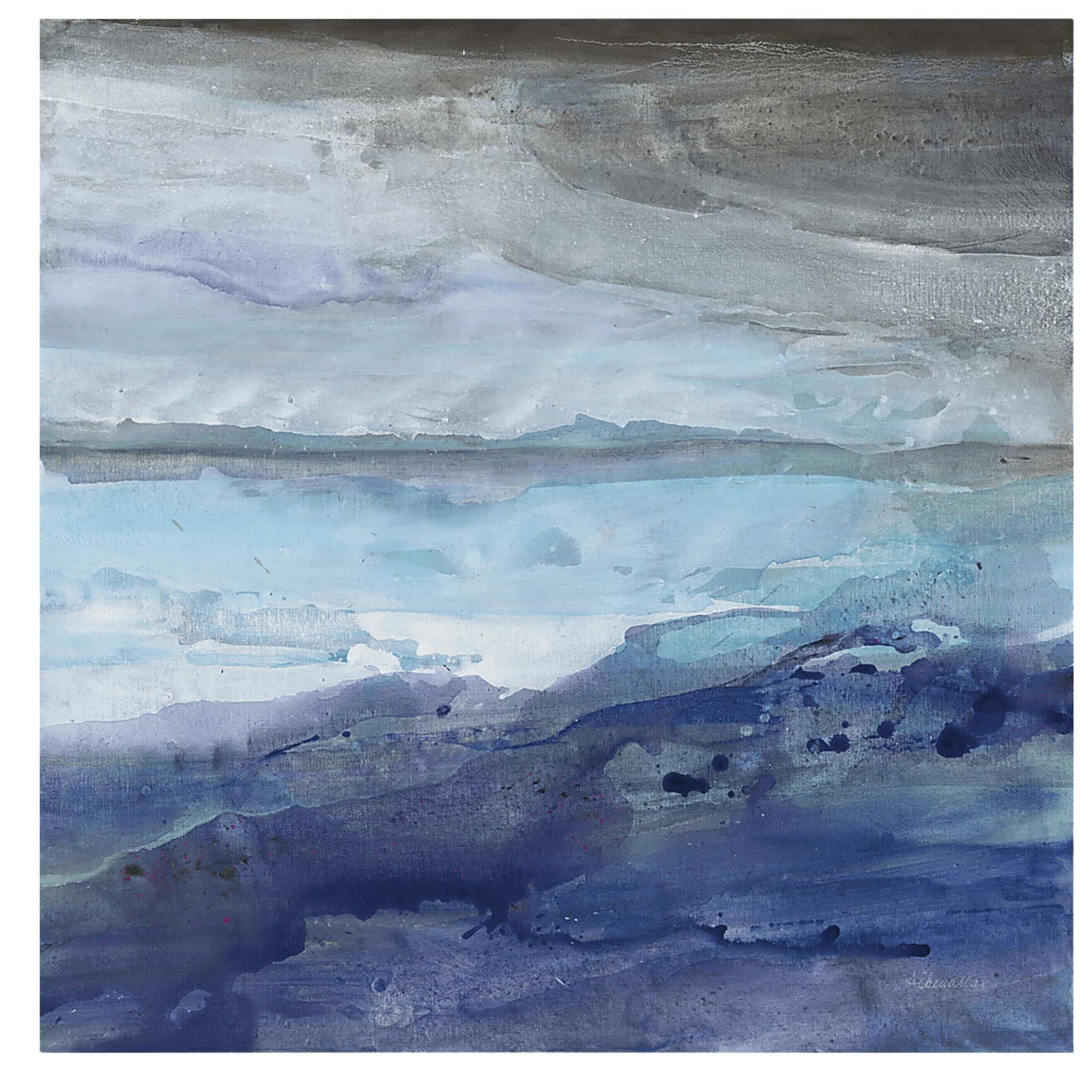 The Start Of A Storm Blue Artwork - Image 1