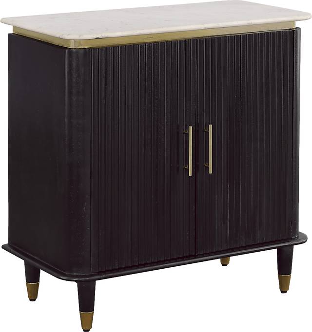 Theckla Black Accent Cabinet - Thumbnail - Image 1