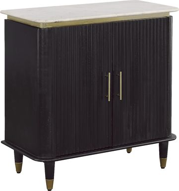 Theckla Black Accent Cabinet