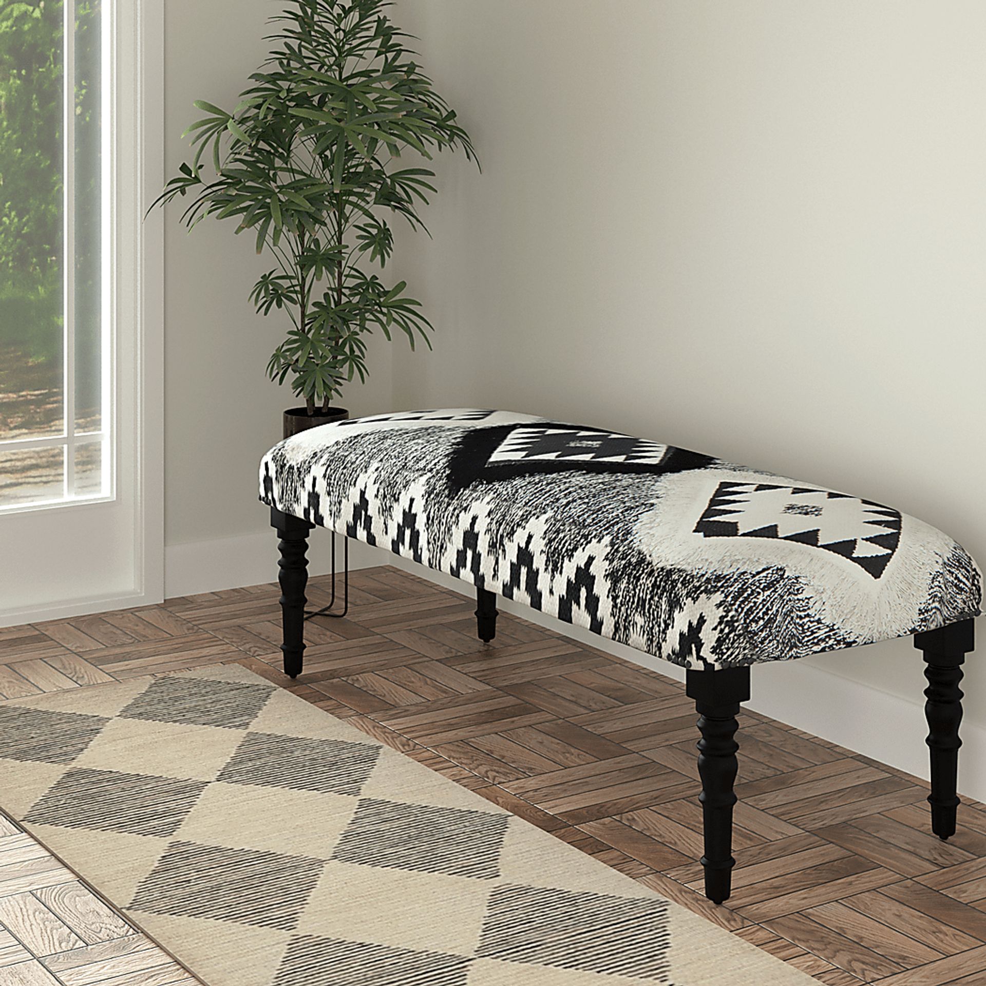 Thelyn Black Bench - Image 2
