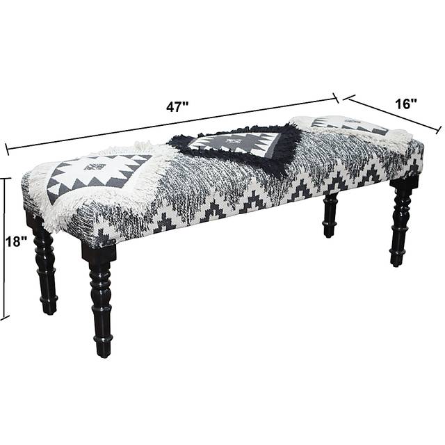 Thelyn Black Bench - Thumbnail - Image 9