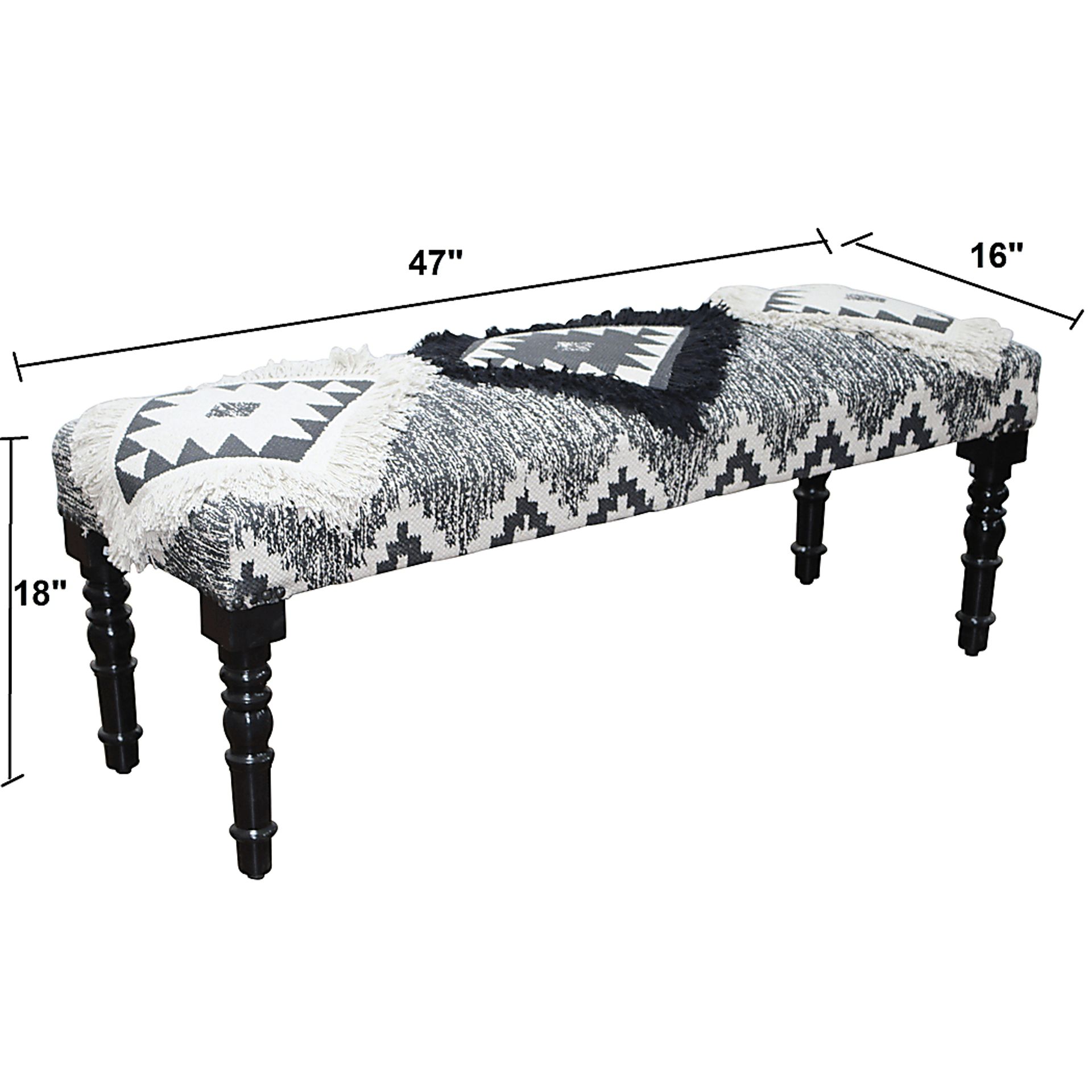 Thelyn Black Bench - Image 9