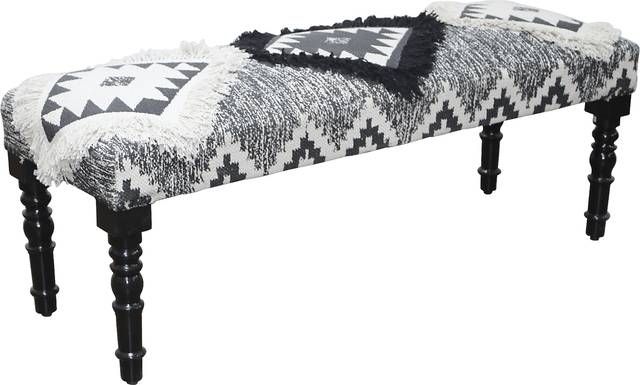 Thelyn Black Bench - Thumbnail - Image 1