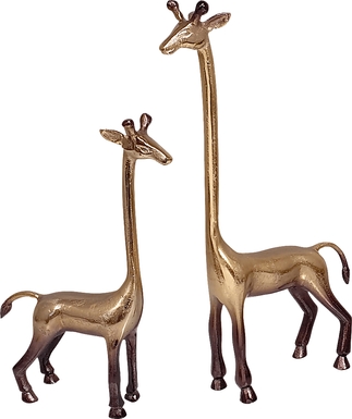 Thembeka Gold Statue, Set of 2