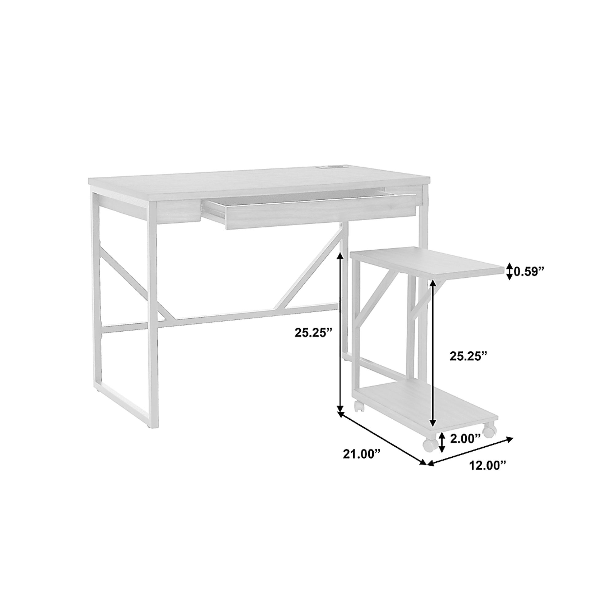 Theonan Brown Writing Desk - Image 9