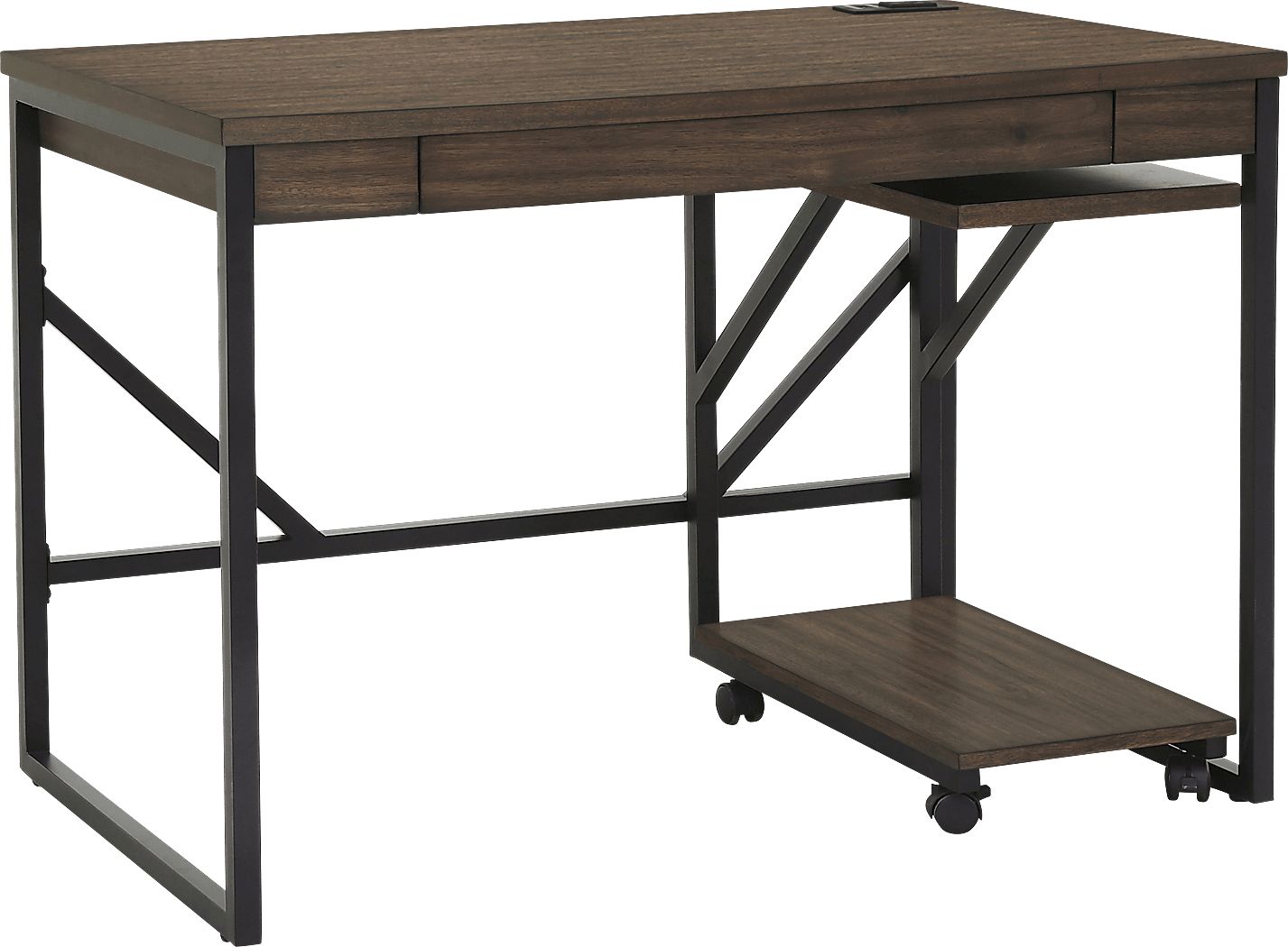 Theonan Brown Writing Desk Rooms To Go