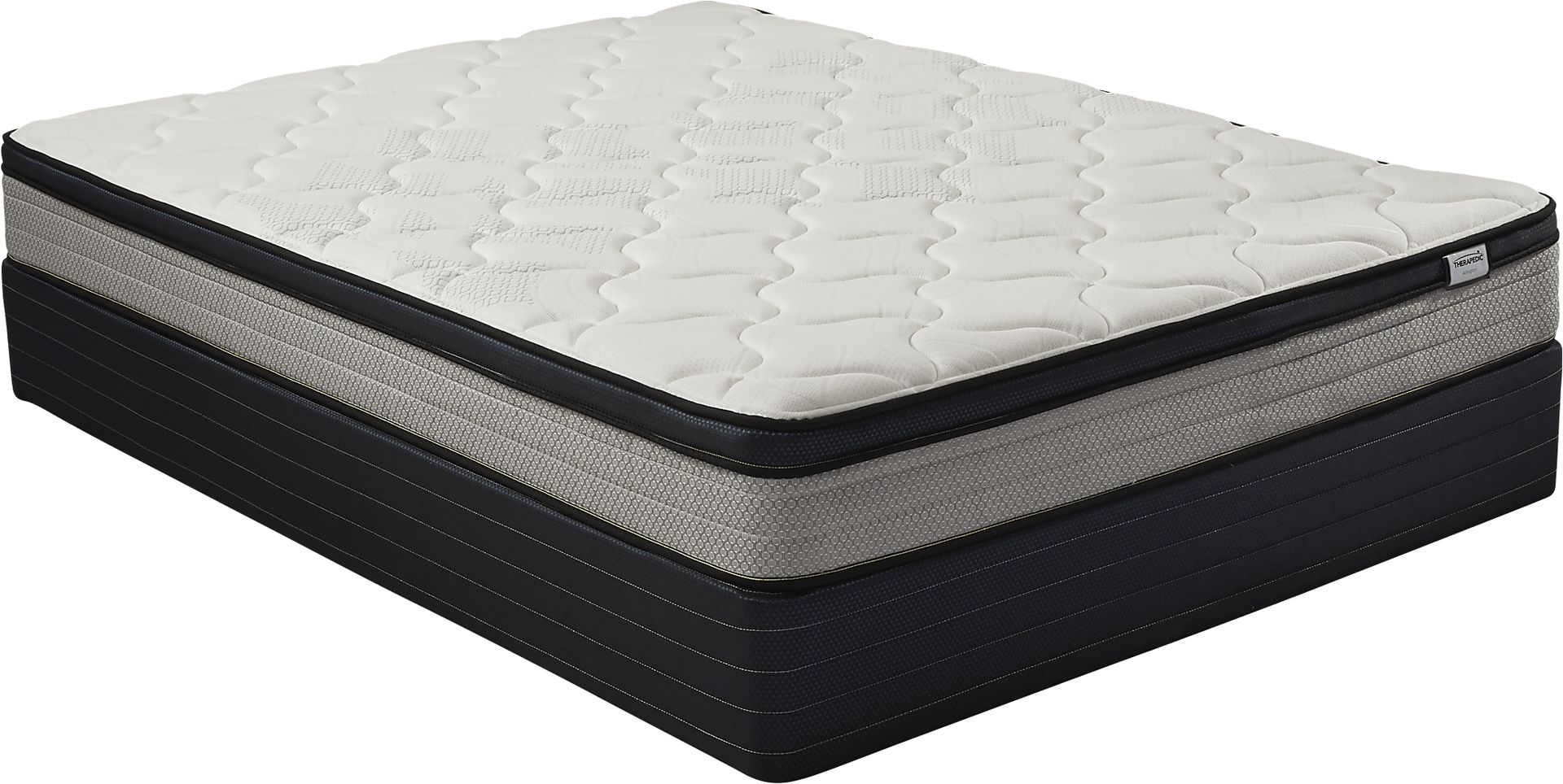 Therapedic Allington Low Profile Queen Mattress Set - Image 1